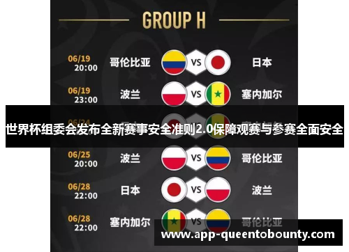 世界杯组委会发布全新赛事安全准则2.0保障观赛与参赛全面安全